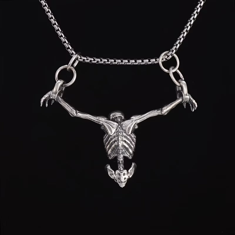 Collier squelette rappeur
