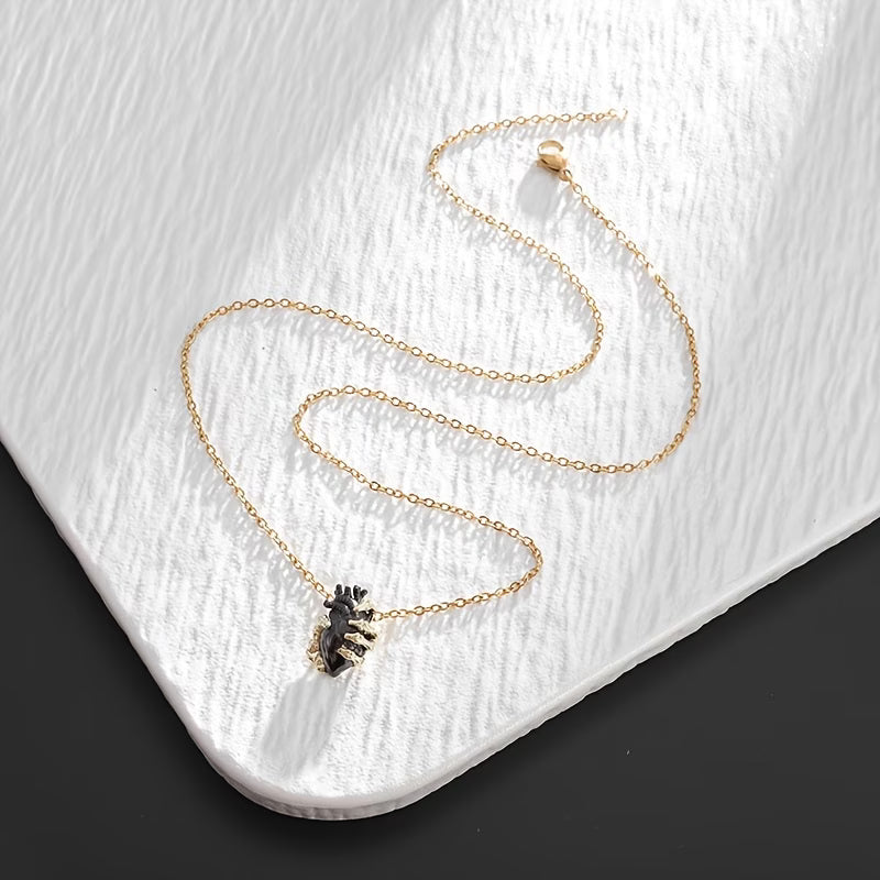 Collier main de squelette