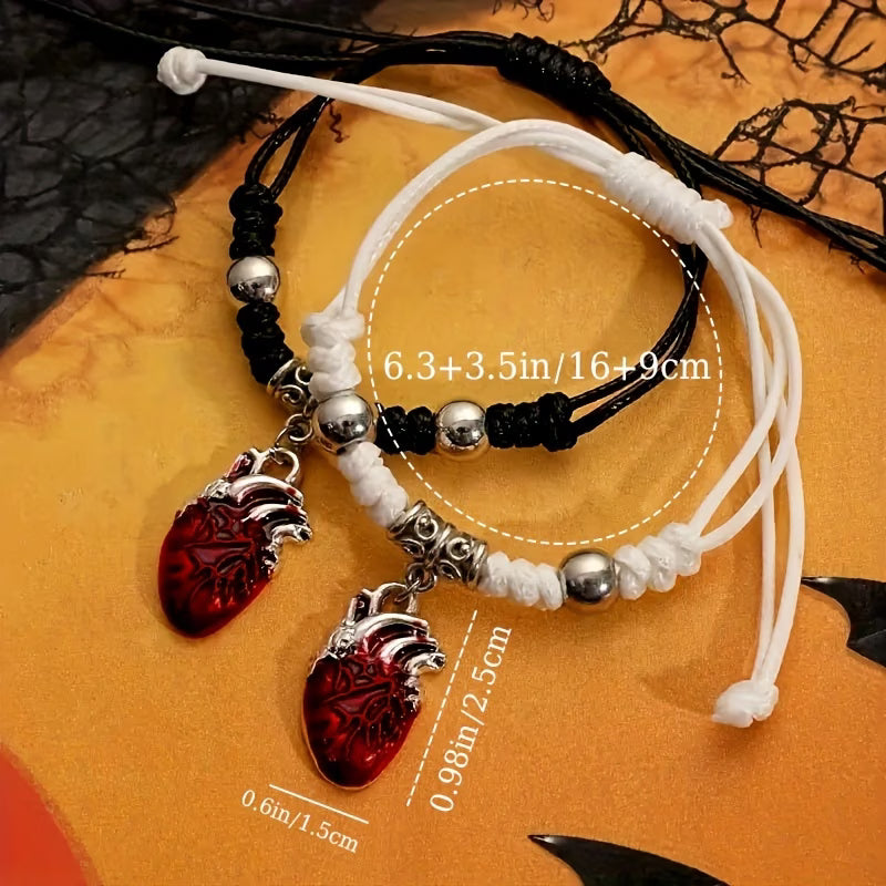Bracelet duo coeur