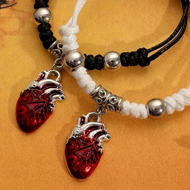 Bracelet duo coeur