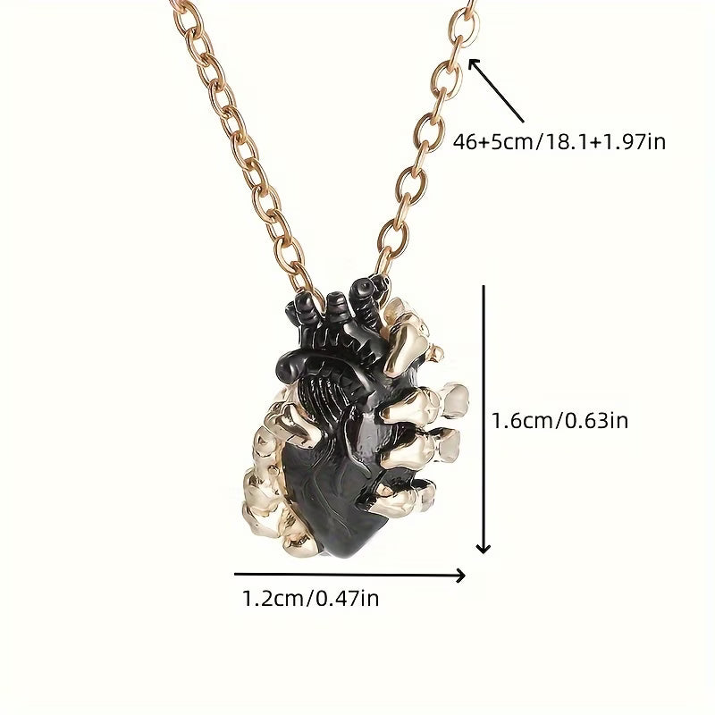 Collier main de squelette